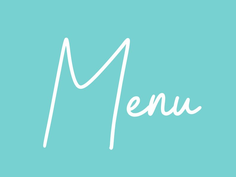 Menu by Blissful Bites